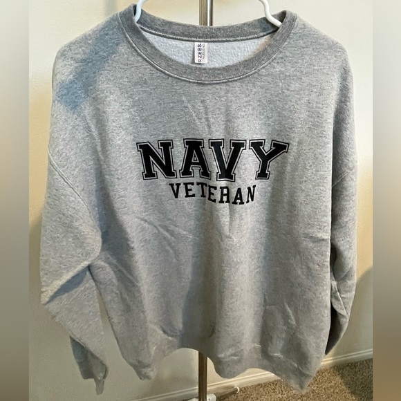 Gray Navy Veteran Women's Sweater - Picture 1 of 1